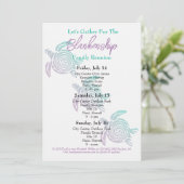 ファミリー懇親会トバルアートタートルスリーデイイベント 招待状 (スタンド正面)