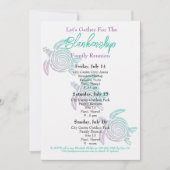 ファミリー懇親会トバルアートタートルスリーデイイベント 招待状 (正面)