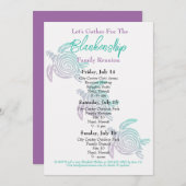 ファミリー懇親会トバルアートタートルスリーデイイベント 招待状 (正面/裏面)