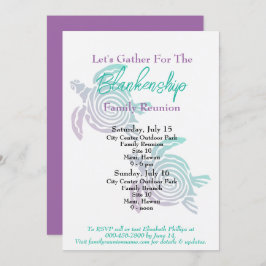 ファミリー懇親会トバルアートタートルツデイイベント 招待状