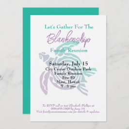 ファミリー懇親会トバルアートタートルデイ独身のイベント 招待状