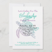 ファミリー懇親会トバルアートタートルデイ独身のイベント 招待状 (正面)