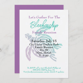 ファミリー懇親会トバルアートタートルデイ独身のイベント 招待状