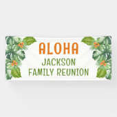 ファミリー懇親会トロピカルパームアロハルアウ（ハワイ式宴会） 横断幕 (横)