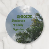 ファミリー懇親会トロピカルパームツリービーチバケーション フェイバータグ (正面)