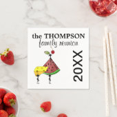 ファミリー懇親会ナプキンス スタンダードカクテルナプキン (インサイチュ)