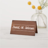 ファミリー懇親会ナメタガスウォームウッドルック プレイスカード (裏面)