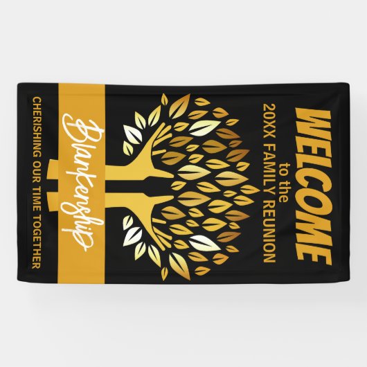 ファミリー懇親会ハンズツリー葉カスタム 横断幕 (横)