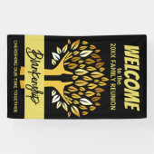 ファミリー懇親会ハンズツ離れリーズオンブラックカスタム 横断幕 (横)