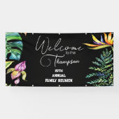 ファミリー懇親会バナー(パラダイスの鳥) 横断幕 (横)