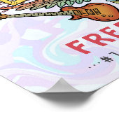 ファミリー懇親会バンドウェルカムネームレトロ70sコンサート ポスター (角)