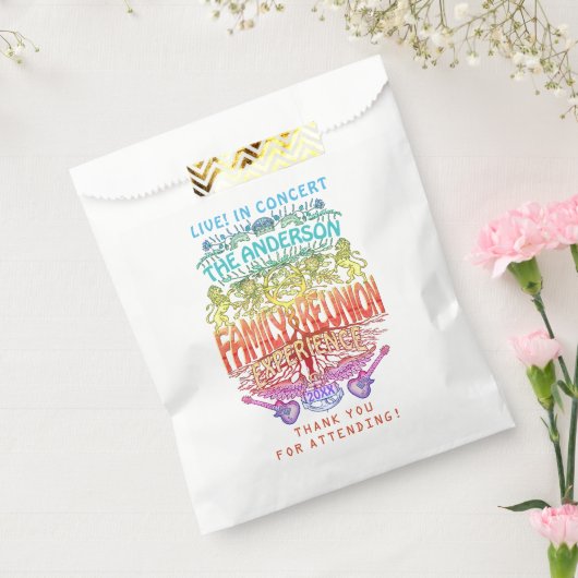 ファミリー懇親会バンドレトロ70sコンサートありがとうv2 フェイバーバッグ (封をした状態)
