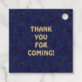 ファミリー懇親会バンドレトロ70sコンサートロゴカスタム フェイバータグ (裏面)