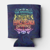 ファミリー懇親会バンドレトロ70sコンサートロゴネオン 缶クーラー (裏面)