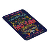 ファミリー懇親会バンドレトロ70sコンサートロゴ名 マグネット (右側)