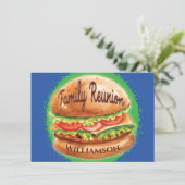 ファミリー懇親会バーベキューピクニック 招待状 (スタンド正面)