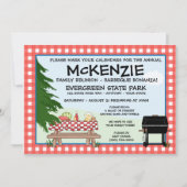 ファミリー懇親会バーベケ 招待状 (正面)