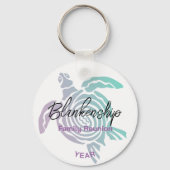 ファミリー懇親会パステルトバルタートルキープサケ キーホルダー (裏面)