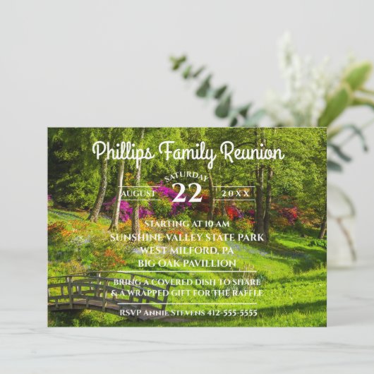 ファミリー懇親会パーク 招待状 (スタンド正面)