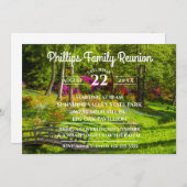 ファミリー懇親会パーク 招待状 (正面/裏面)