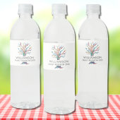 ファミリー懇親会パーソナライズされたファミリーツリー ペットボトルラベル