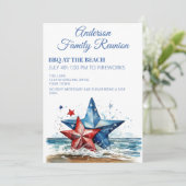 ファミリー懇親会パーティの招待状 招待状 (スタンド正面)