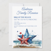 ファミリー懇親会パーティの招待状