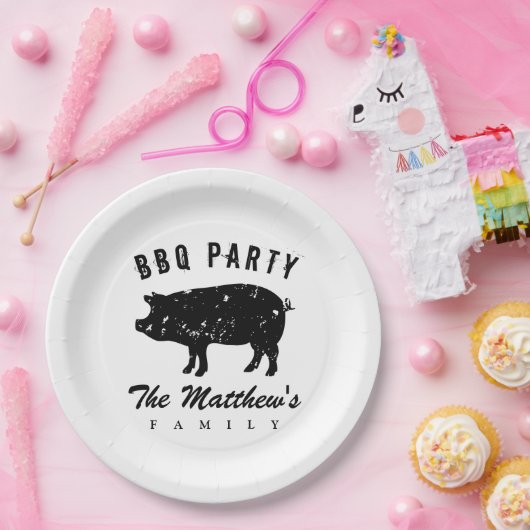 ファミリー懇親会パーティーカスタム紙ディナープレート ペーパープレート (パーティー)