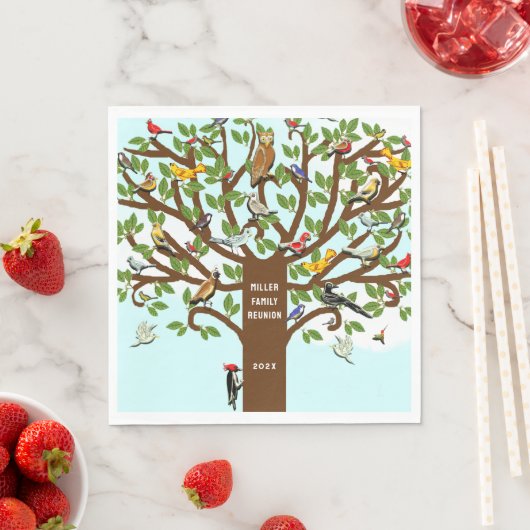 ファミリー懇親会パーティーナプキンス スタンダードランチョンナプキン (インサイチュ)