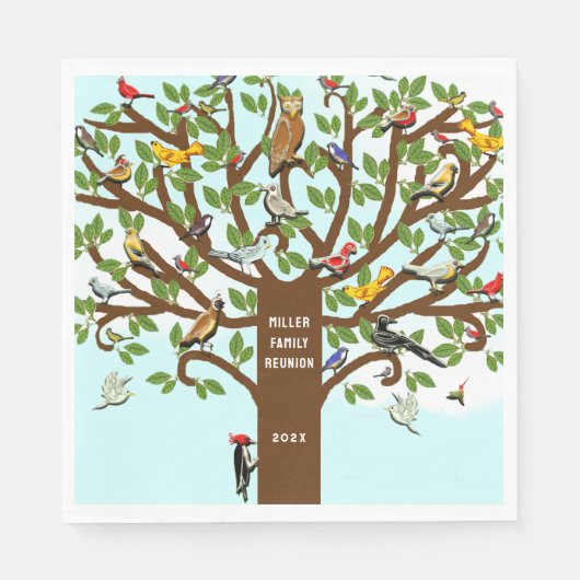 ファミリー懇親会パーティーナプキンス スタンダードランチョンナプキン (正面)