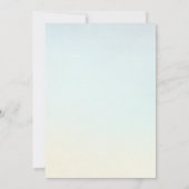 ファミリー懇親会パームツリーズビーチトロピカル 招待状 (裏面)