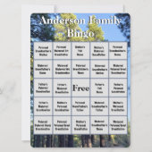 ファミリー懇親会ビンゴカードパインツリーフォレストフォト (正面)