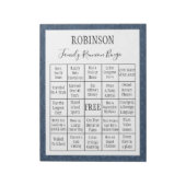 ファミリー懇親会ビンゴゲーム1 ノートパッド (回転)