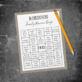 ファミリー懇親会ビンゴゲーム | Burlap