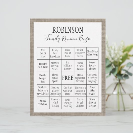 ファミリー懇親会ビンゴゲーム | Burlap (スタンド正面)