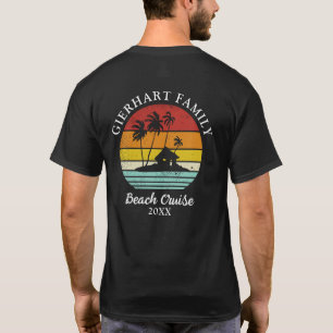 ファミリー懇親会ビーチクルーズマッチングカスタム Tシャツ