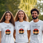 ファミリー懇親会ビーチシャツ Tシャツ