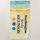 ファミリー懇親会ビーチタオル ビーチタオル (正面)