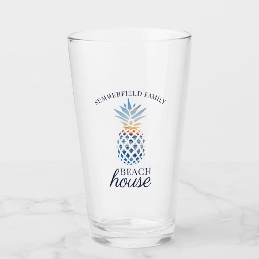 ファミリー懇親会ビーチハウスカスタム タンブラーグラス (正面)