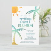 ファミリー懇親会ビーチパームツリー 招待状 (スタンド正面)