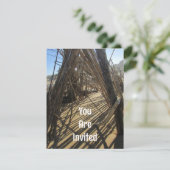 ファミリー懇親会ビーチ休暇旅行告知 招待状 (スタンド正面)