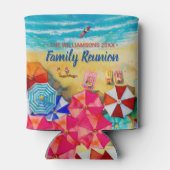 ファミリー懇親会ビーチ傘オンザサンド 缶クーラー (裏面)