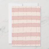 ファミリー懇親会ピクニックキュートサマーイラストレーション 招待状 (裏面)