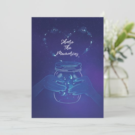 ファミリー懇親会ピクニックバーベキュー共有ザメモリーズ 招待状 (スタンド正面)