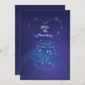 ファミリー懇親会ピクニックバーベキュー共有ザメモリーズ 招待状 (正面/裏面)