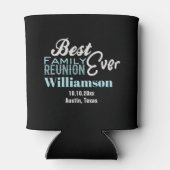 ファミリー懇親会ピクニックモノグラム最高のエバー 缶クーラー (裏面)