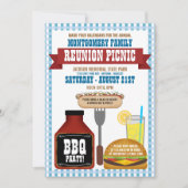 ファミリー懇親会ピクニック招待状 招待状 (正面)