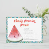 ファミリー懇親会ピクニック招待状 招待状 (スタンド正面)