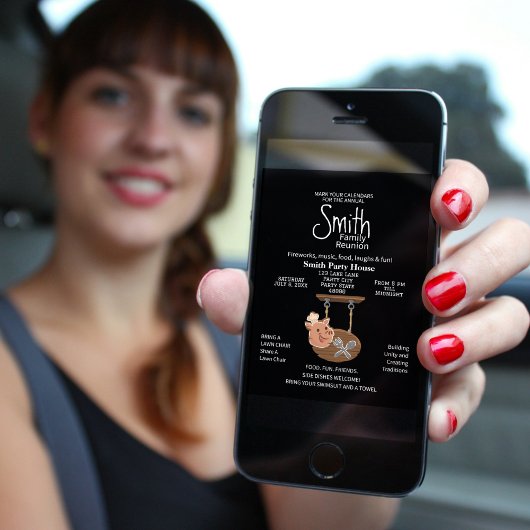 ファミリー懇親会ピグロースト招待状 招待状