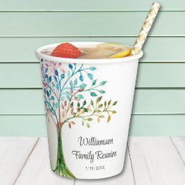 ファミリー懇親会ファミリーツパーソナライズされたリー 紙コップ